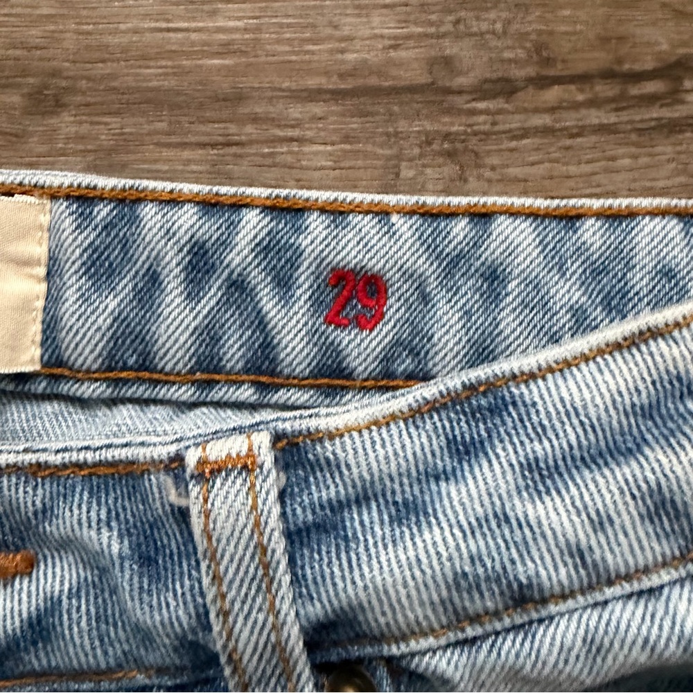 Sezane Light Wash Denim Jeans - Picture 3 of 7